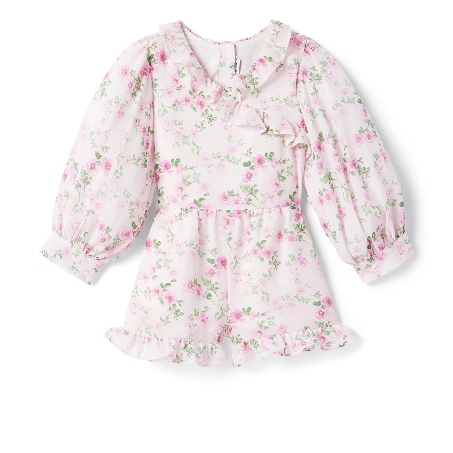 Janie And Jack Floral Romper (Toddler/Little Kids/Big Kids)
