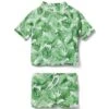 Janie And Jack Palm Swim Set (Infant)