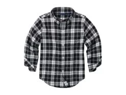 Janie And Jack Flannel Plaid Button-Up Top (Toddler/Little Kids/Big Kids)