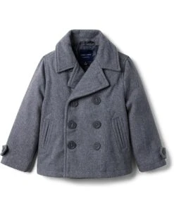 Janie And Jack Wool Peacoat (Toddler/Little Kids/Big Kids)