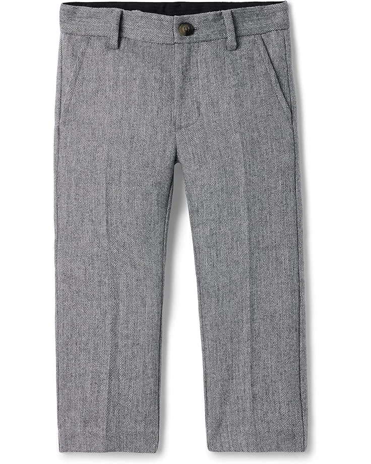 Janie And Jack Wool Herringbone Pants (Toddler/Little Kids/Big Kids)