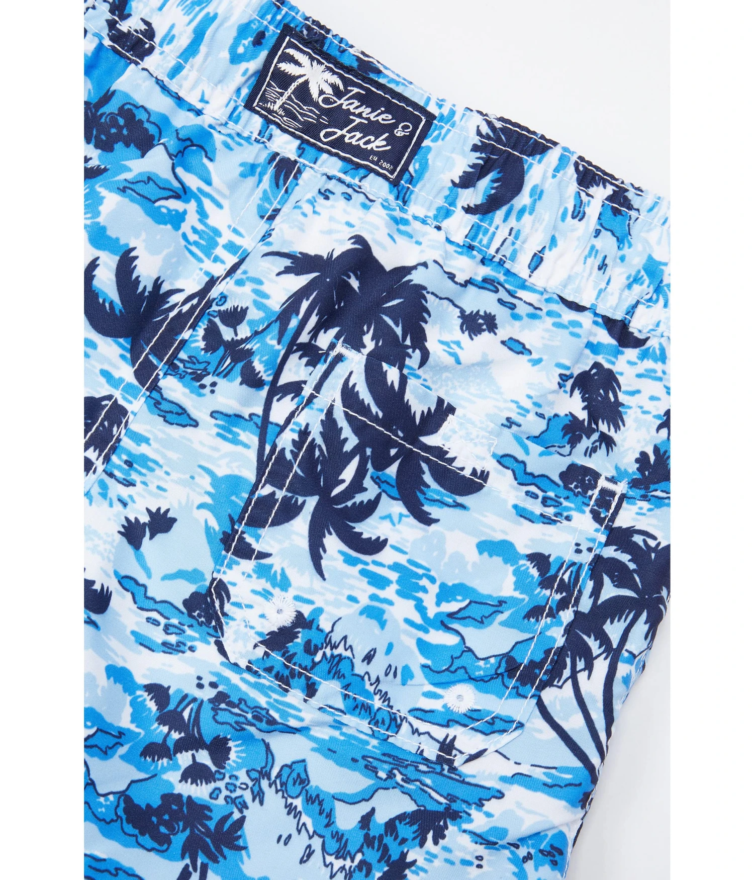 Janie And Jack Printed Swim Trunks (Toddler/Little Kids/Big Kids) - Image 2