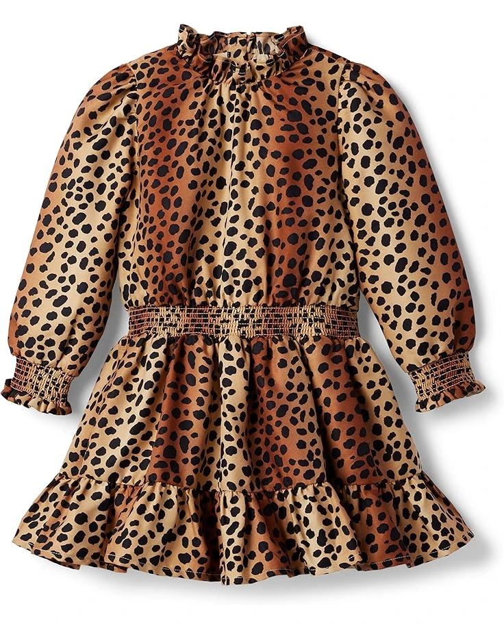 Janie And Jack Animal Print Dress (Toddler/Little Kids/Big Kids)