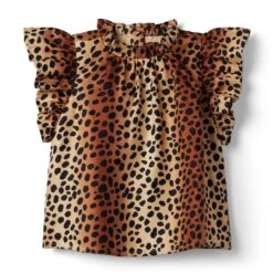 Janie And Jack Animal Print Top (Toddler/Little Kids/Big Kids)