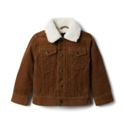 Janie And Jack Sherpa Collar Corduroy Jacket (Toddler/Little Kids/Big Kids)