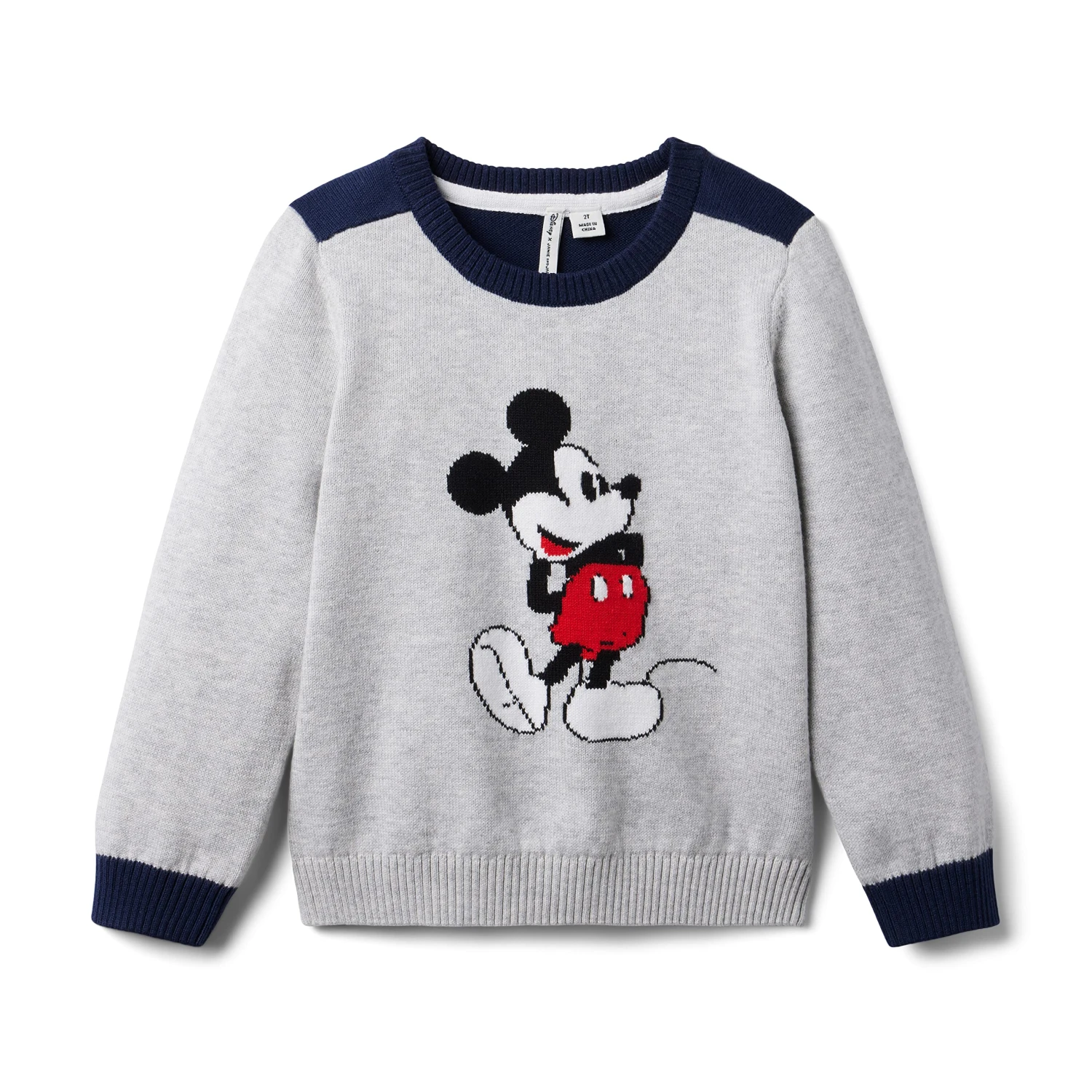 Janie And Jack Mickey Pullover Sweater (Toddler/Little Kids/Big Kids)