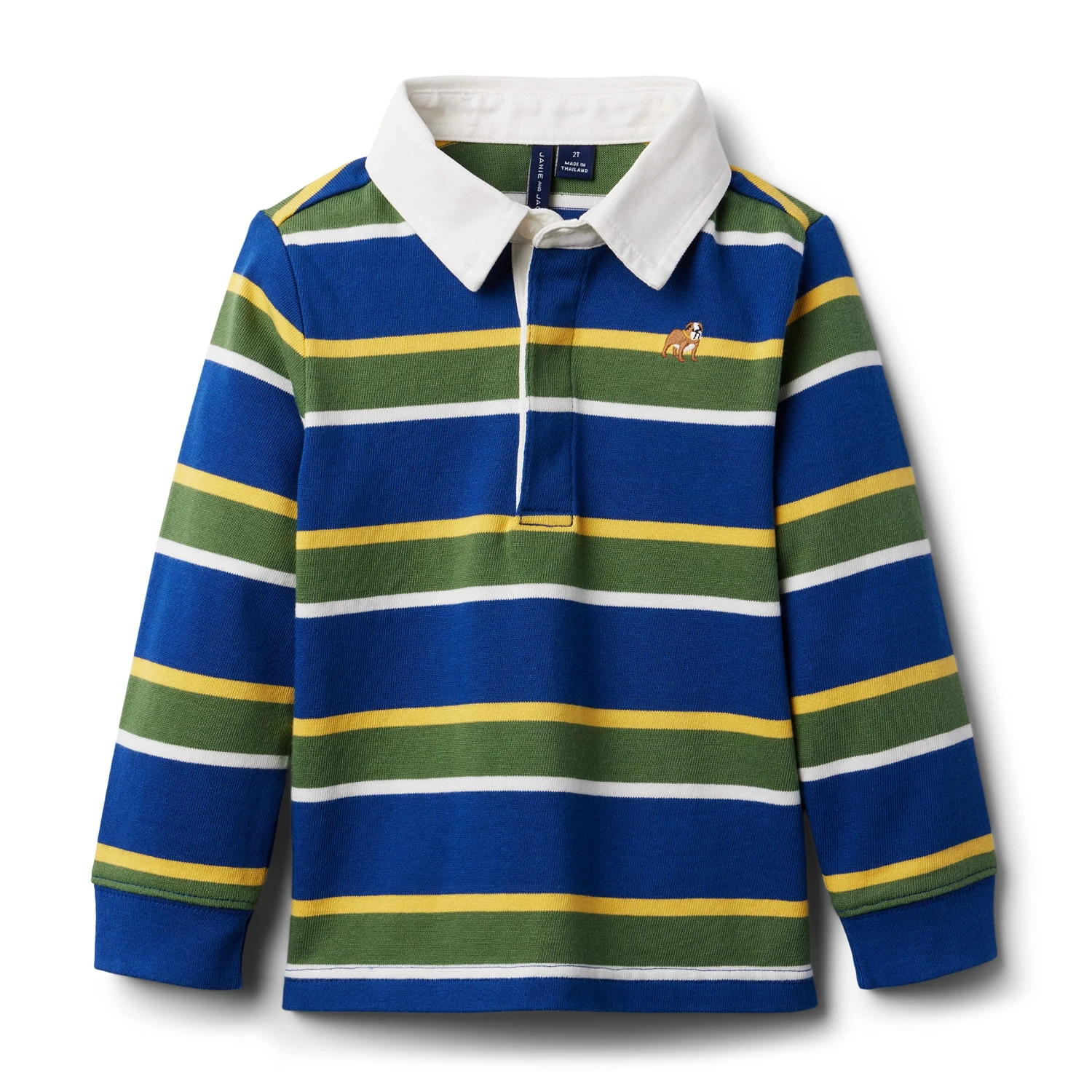 Janie And Jack Striped Rugby Shirt (Toddler/Little Kids/Big Kids)
