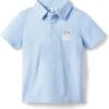 Janie And Jack Printed Pique Polo (Toddler/Little Kids/Big Kids)