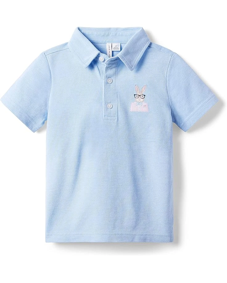 Janie And Jack Printed Pique Polo (Toddler/Little Kids/Big Kids)