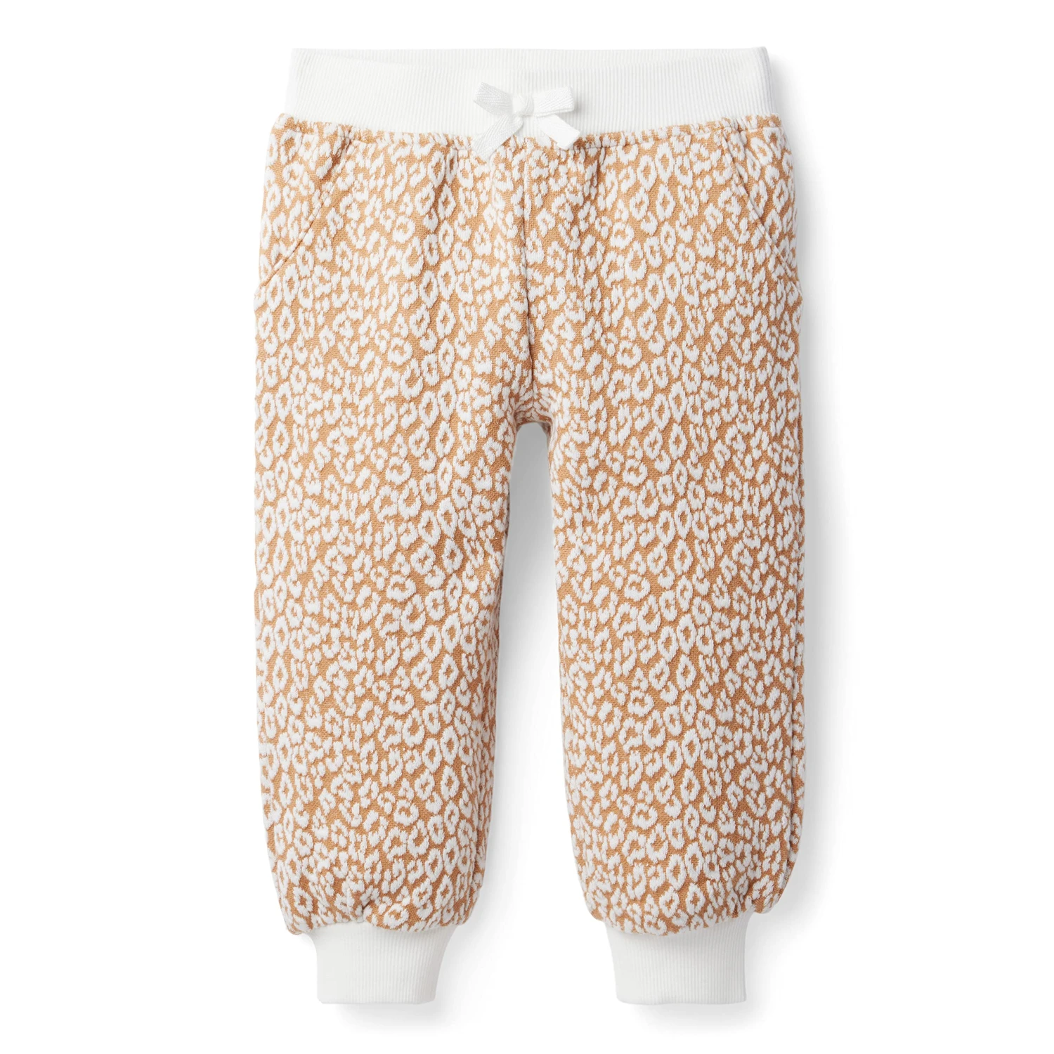 Janie And Jack Jacquard Animal Print Jogger Pants (Toddler/Little Kids/Big Kids)