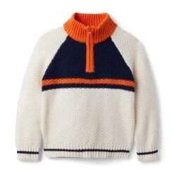 Janie And Jack 1/2 Zip Pullover (Toddler/Little Kids/Big Kids)