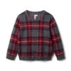 Janie And Jack Plaid Pullover Sweater (Toddler/Little Kids/Big Kids)