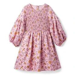 Janie And Jack Smock Dress (Big Kids)