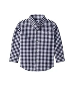 Janie And Jack Long Sleeve Button Down Shirt (Toddler/Little Kids/Big Kids)