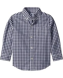 Janie And Jack Long Sleeve Button Down Shirt (Toddler/Little Kids/Big Kids)