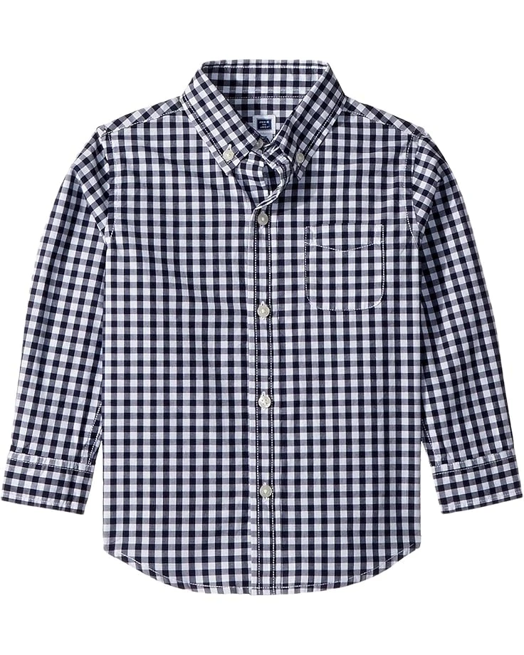 Janie And Jack Long Sleeve Button Down Shirt (Toddler/Little Kids/Big Kids)