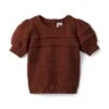Janie And Jack Puff Sleeve Sweater (Toddler/Little Kids/Big Kids)