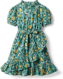 Janie And Jack Ruffle Front Dress (Big Kids)