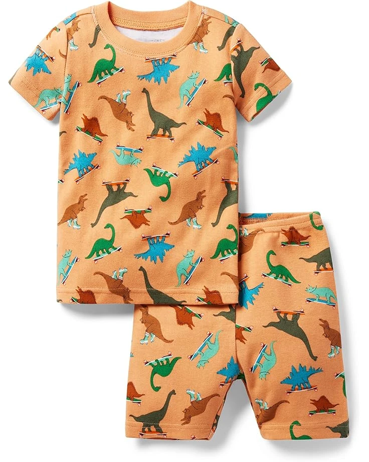 Janie And Jack Dino Skate Short Tight Fit Sleepwear (Toddler/Little Kids/Big Kids)